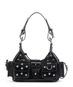 Amelia Small Schultertasche Rindsleder schwarz