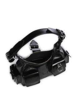 Amelia Small Schultertasche Rindsleder schwarz