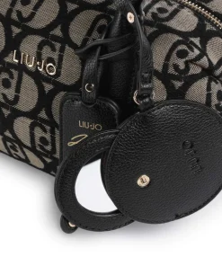 Amelie S Handtasche Polyester natur/schwarz