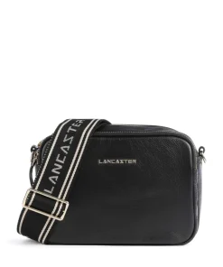 Ana Umhängetasche genarbtes Leder schwarz