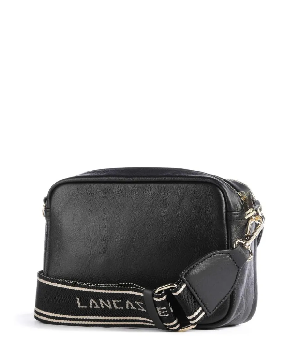 Ana Umhängetasche genarbtes Leder schwarz