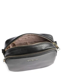 Ana Umhängetasche genarbtes Leder schwarz