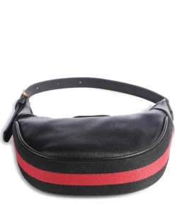 Anaba Schultertasche Lederimitat schwarz