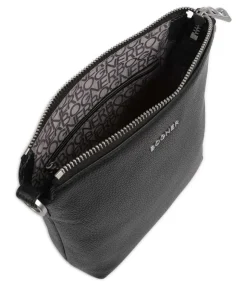 Andermatt Flavia Umhängetasche Leder schwarz