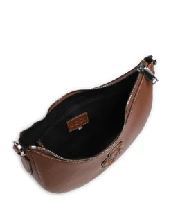 Anett Schultertasche Lederimitat braun