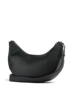 Anett Schultertasche Lederimitat schwarz