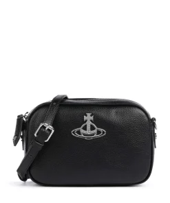 Anna Grain Umhängetasche Lederimitat schwarz