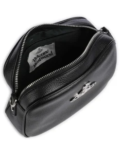 Anna Grain Umhängetasche Lederimitat schwarz