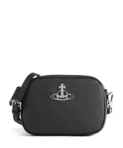 Anna Saffiano Biogreen Umhängetasche Lederimitat schwarz