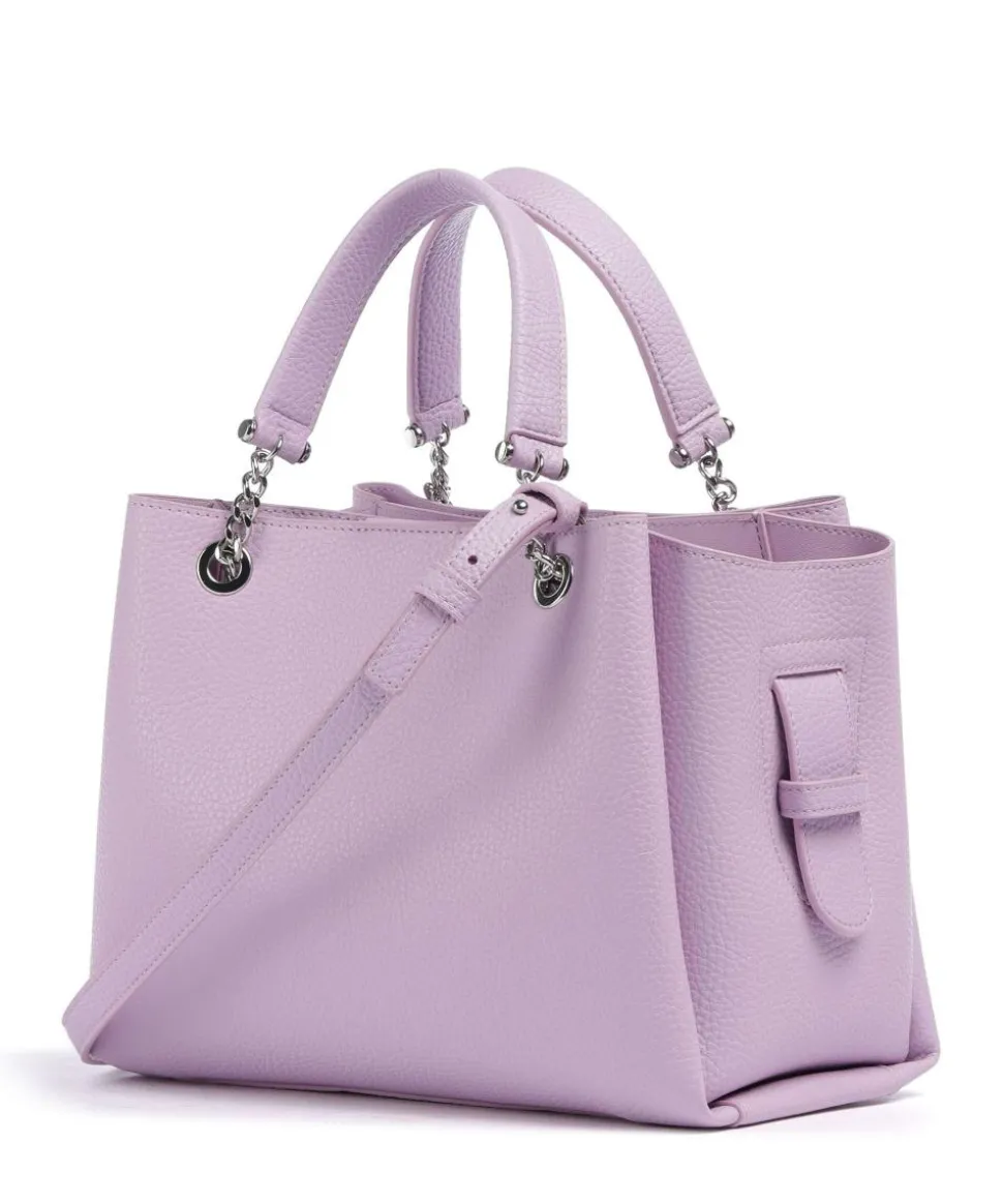Annie Handtasche Lederimitat rosa