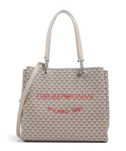 Annie Shopper Lederimitat taupe