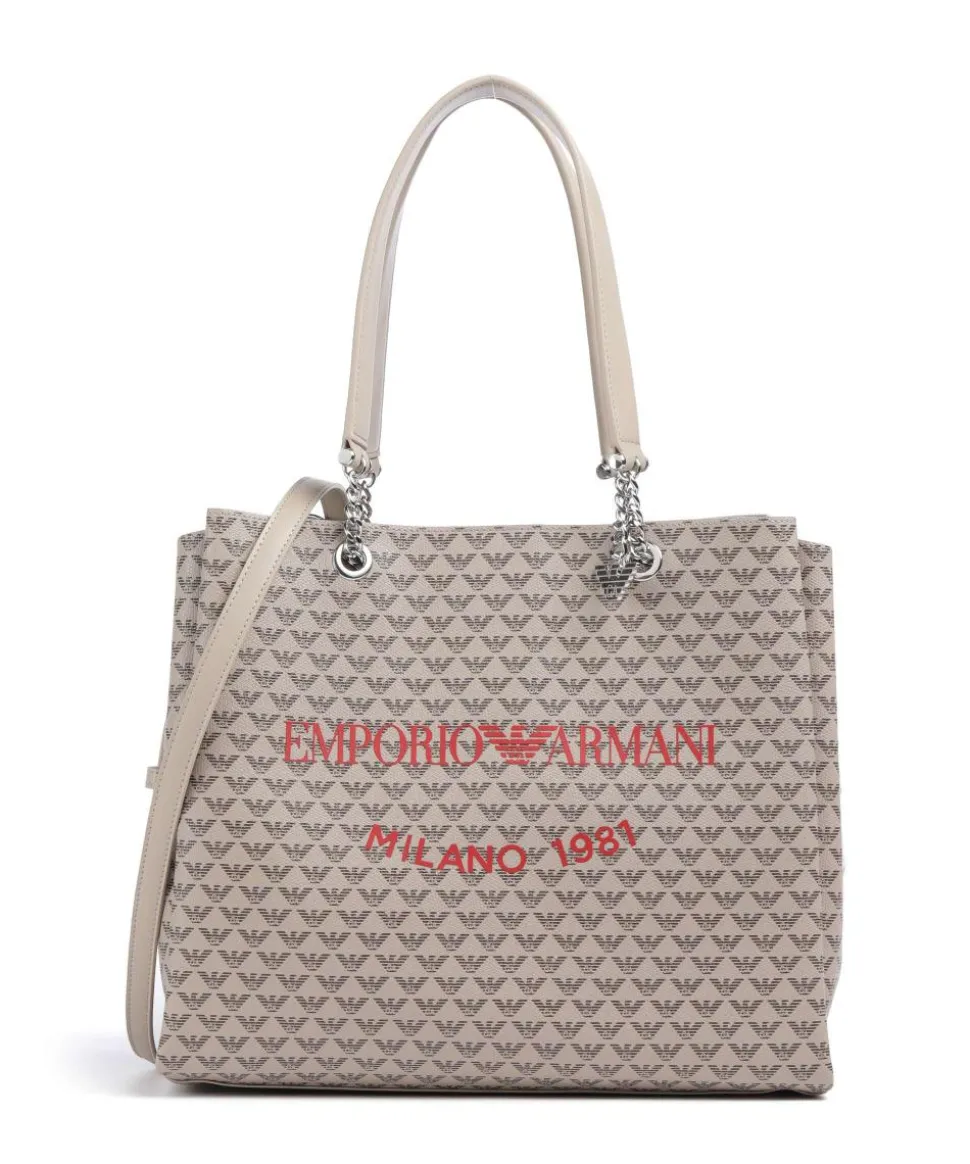 Annie Shopper Lederimitat taupe