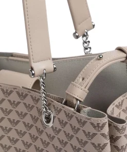 Annie Shopper Lederimitat taupe