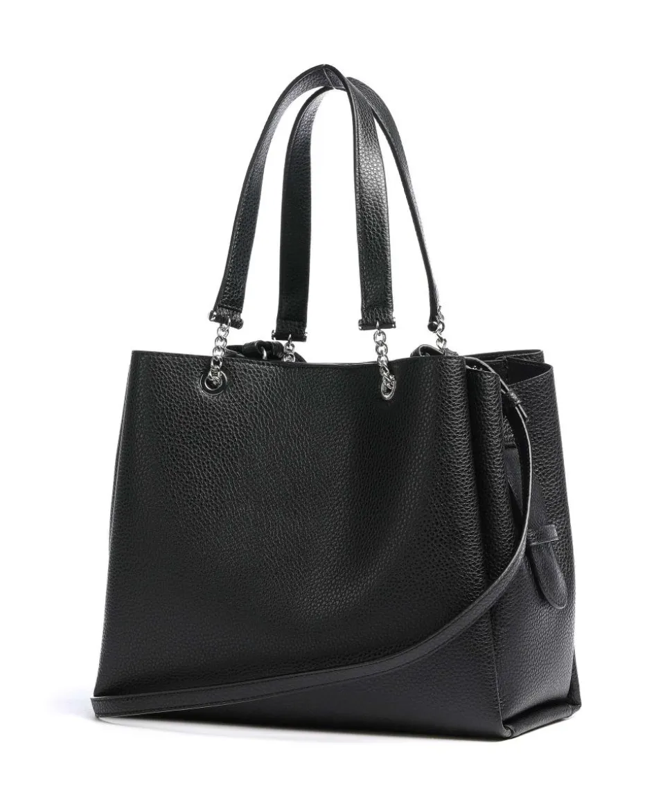 Annie Shopper Lederimitat schwarz