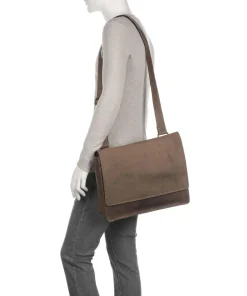 Antic Aktentasche 15″ Pull-Up Rindsleder taupe