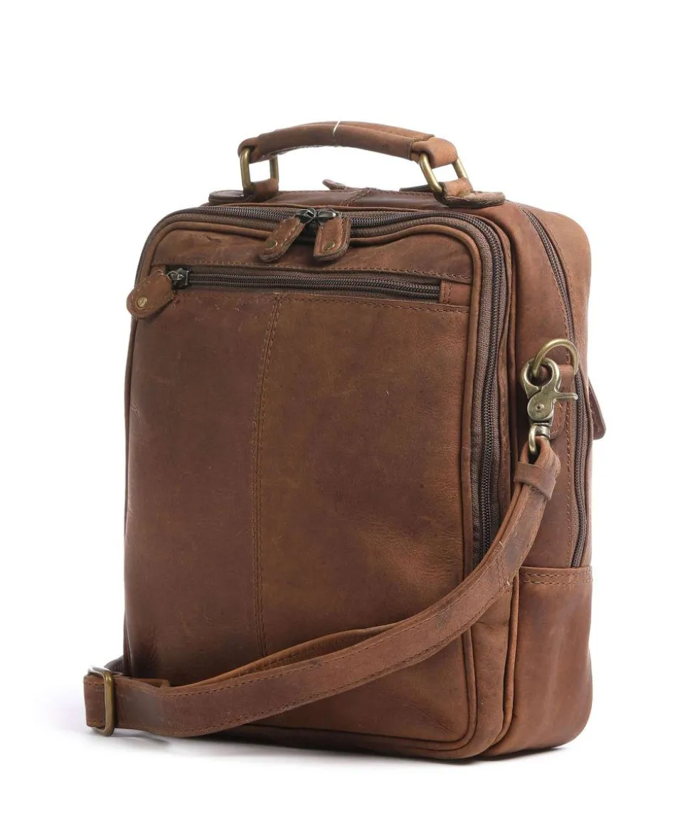 Antic L Umhängetasche Rindsleder braun