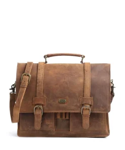 Antico Aktentasche Leder braun