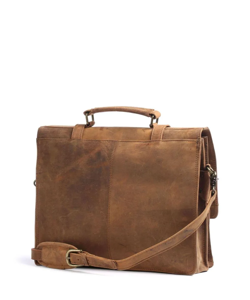 Antico Aktentasche Leder braun
