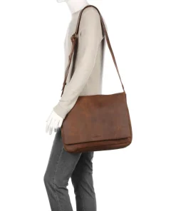 Antico Kuriertasche Leder braun