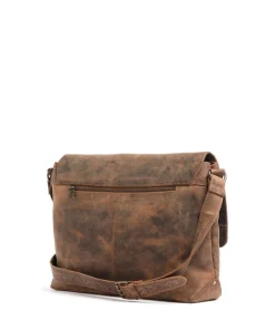 Antico Kuriertasche Leder braun