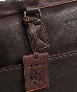 Antique Avery Aktentasche 17″ genarbtes Leder mahagoni