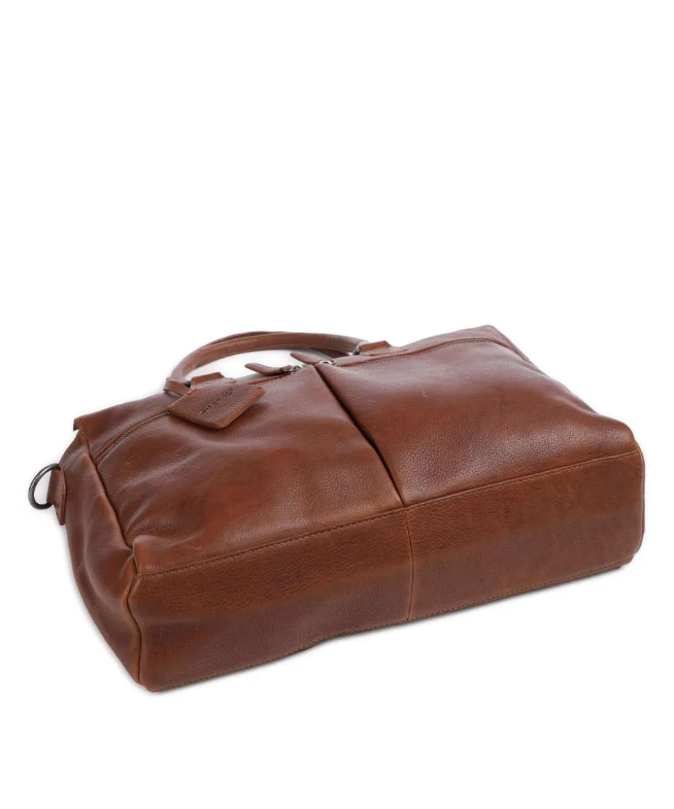 Antique Avery Aktentasche 15.6″ genarbtes Leder cognac