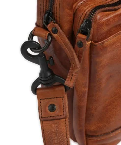 Apache Aktentasche 13″ genarbtes Leder cognac