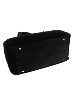 Archive Velvet Large Shopper Samtgewebe schwarz