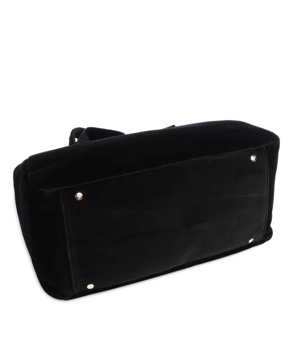 Archive Velvet Large Shopper Samtgewebe schwarz