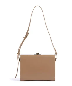 Arco Mini Schultertasche Leder hellbraun