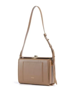 Arco Mini Schultertasche Leder hellbraun