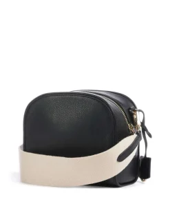 Arden Crescent Umhängetasche genarbtes Rindsleder schwarz