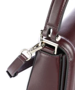 Ariell M Handtasche glattes Rindsleder bordeaux