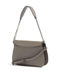 Ariete Clara Schultertasche genarbtes Rindsleder taupe