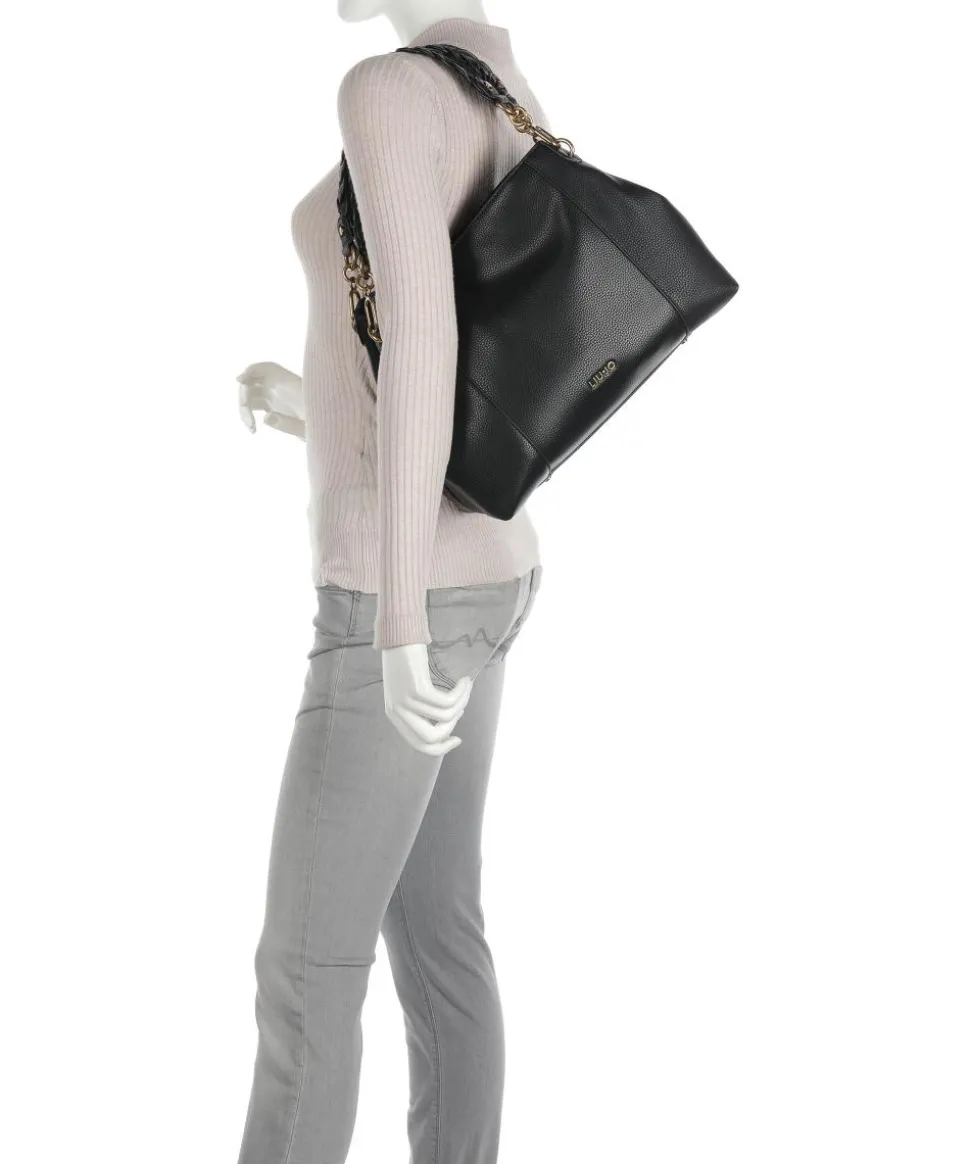 Arizona Beuteltasche Lederimitat schwarz