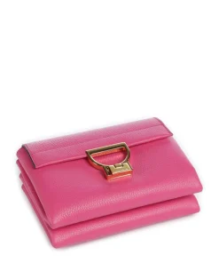 Arlettis Umhängetasche genarbtes Leder fuchsia