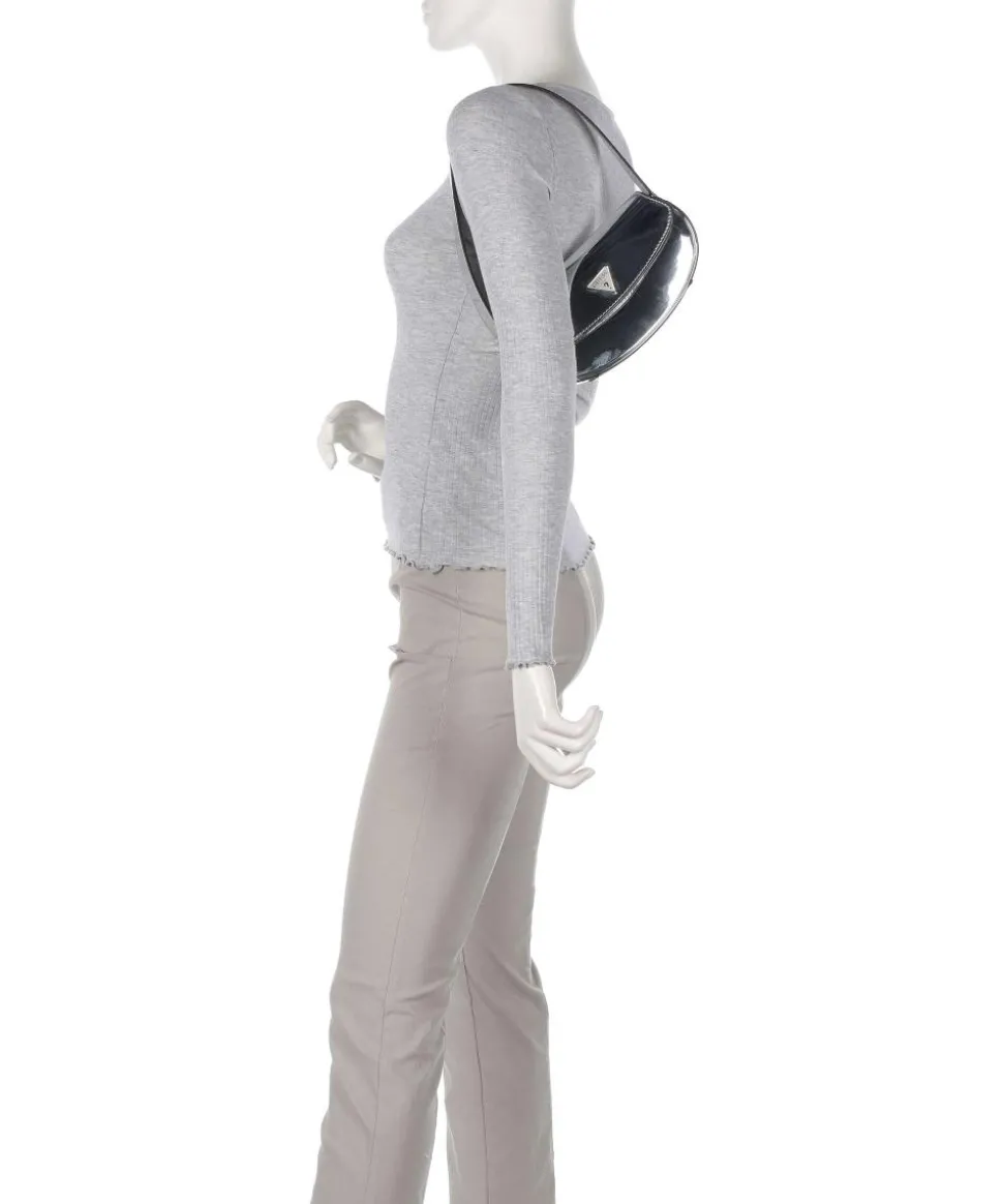 Arnela Mirror Schultertasche Lederimitat silber