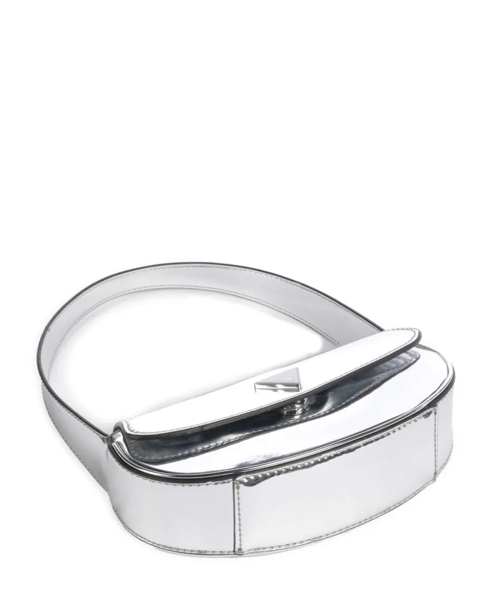 Arnela Mirror Schultertasche Lederimitat silber
