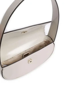 Arnela Schultertasche Lederimitat elfenbein