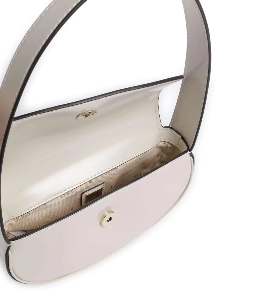 Arnela Schultertasche Lederimitat elfenbein