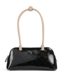 Arnela Schultertasche Lederimitat schwarz