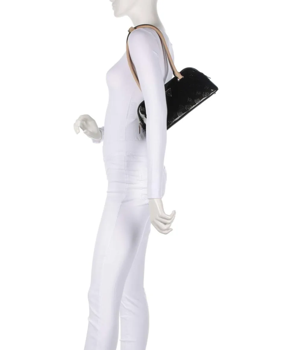 Arnela Schultertasche Lederimitat schwarz