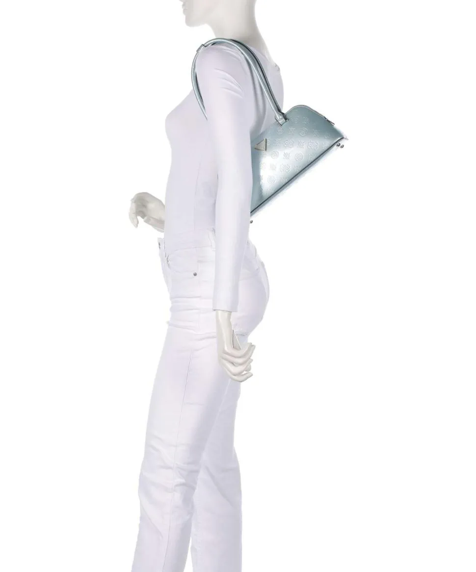 Arnela Schultertasche Lederimitat hellblau