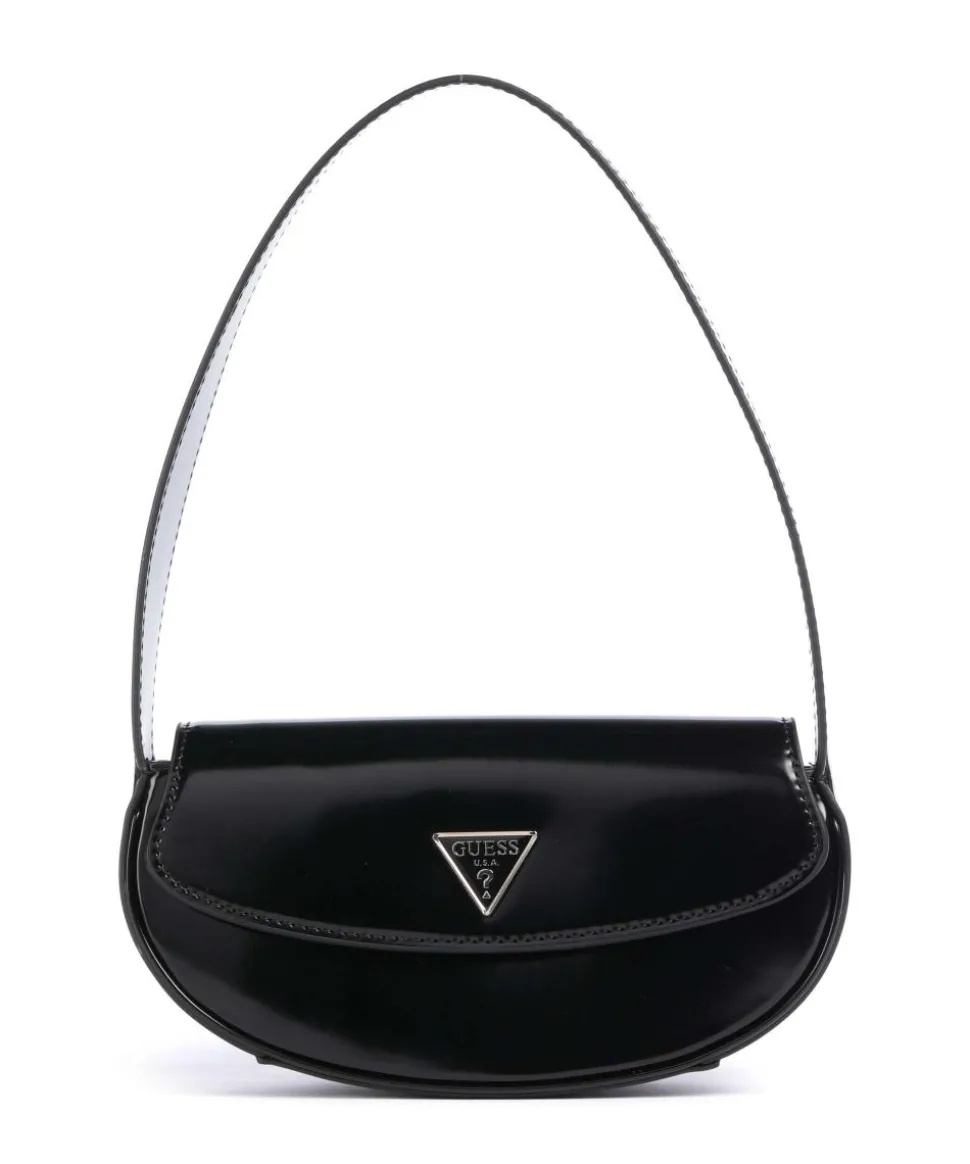 Arnela Schultertasche Lederimitat schwarz