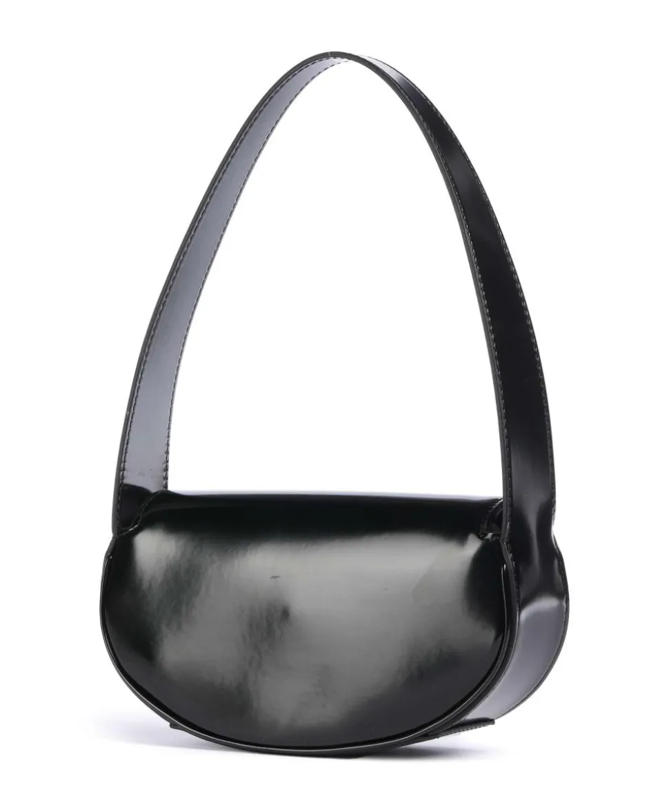 Arnela Schultertasche Lederimitat schwarz