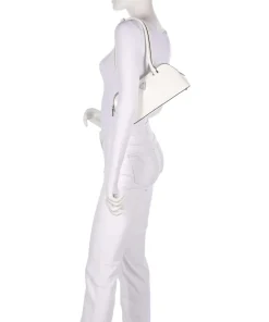 Arnela Schultertasche Lederimitat weiß