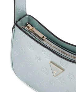 Arnela Schultertasche Lederimitat hellblau