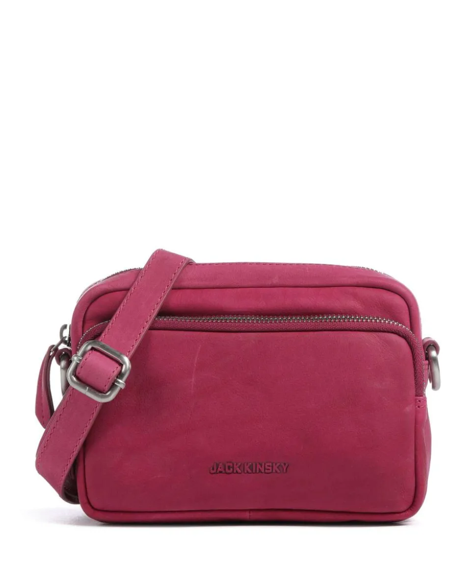 Aruba 1 Umhängetasche fein genarbtes Leder pink