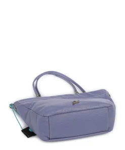 Aruba Vale Schultertasche genarbtes Kalbsleder violett