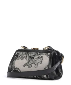 Ascot Frame Venus Wool Jacquard Umhängetasche Textil natur/schwarz